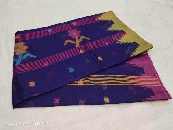 MONIPURI HALF SILK COTTON SAREE - Image 5